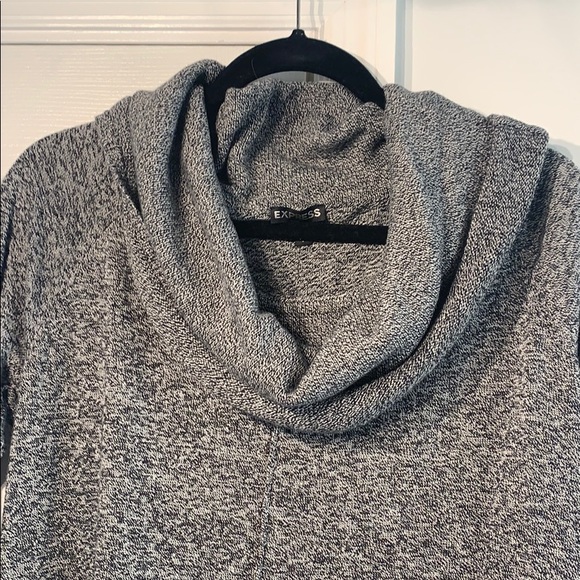 Express Cowl Neck Sweater Dress - Picture 3 of 9